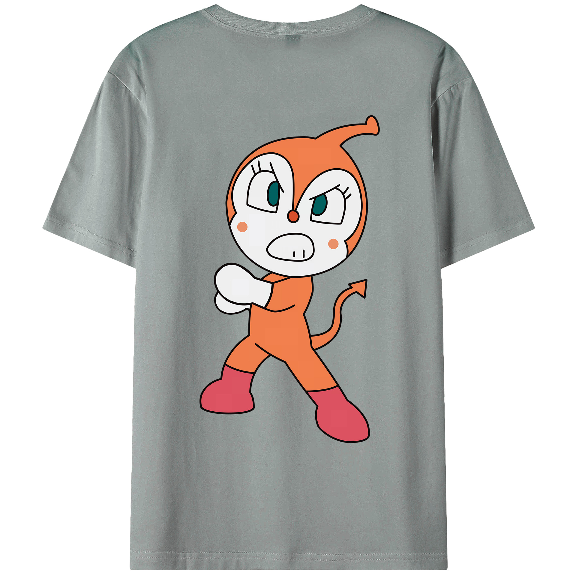 （画像用） アンパンマン Anpanman 綿100％ メンズ半袖Tシャツ（バックプリント） 通気性